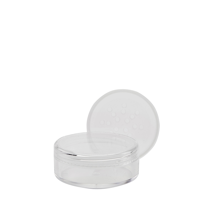 20g Clear Plastic Cos Pot & Clear Lid & Sifter