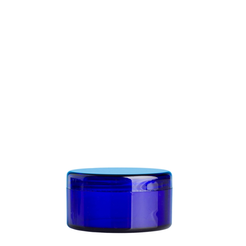 30g Blue Plastic Cos Pot & Blue Lid