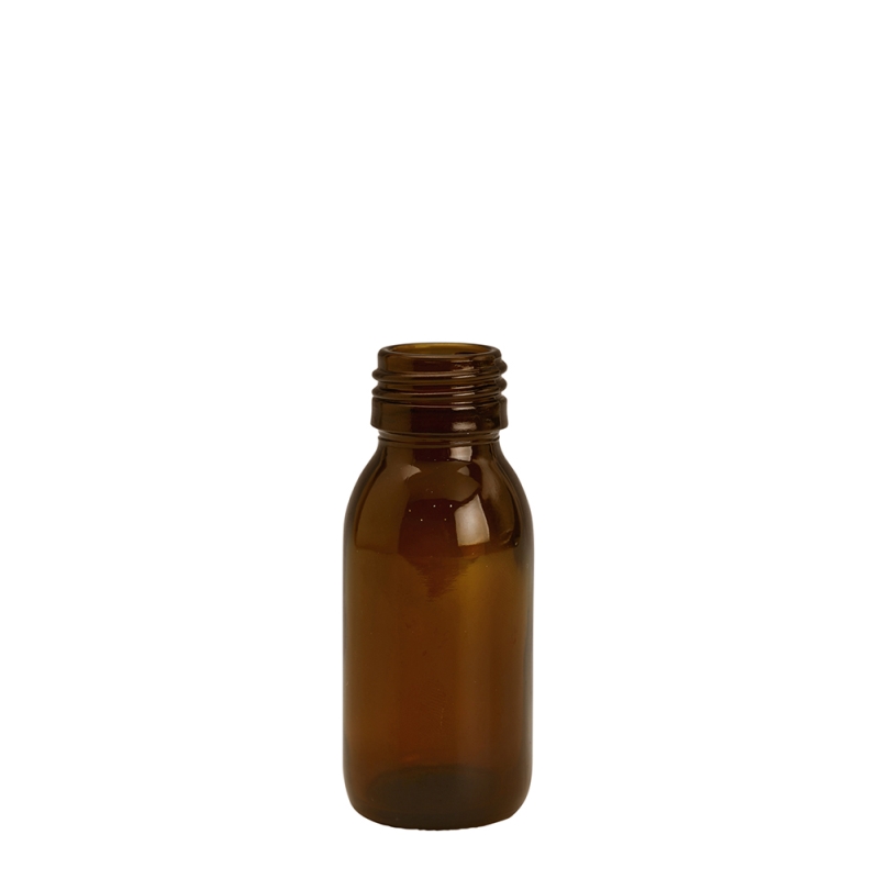 50ml Amber Syrup Btl Unfitted (28mm)