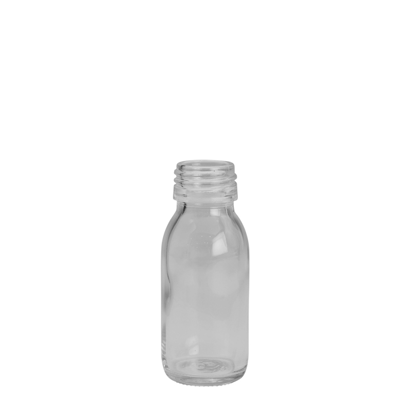 50ml Clear Syrup Btl Unfitted (28mm)