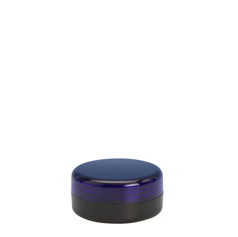 15g Black Plastic Cos Pot & Blue Lid