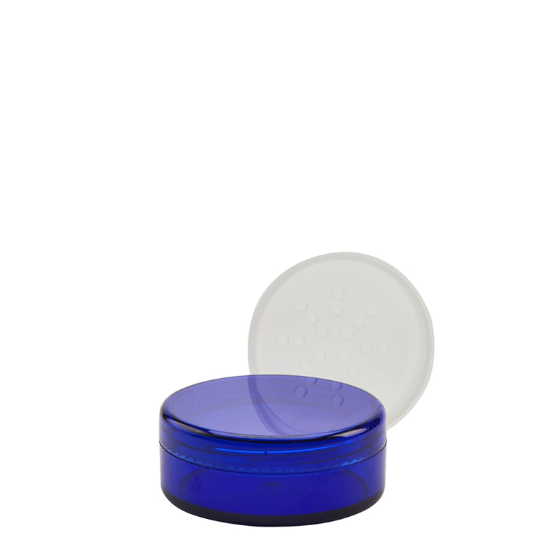 20g Blue Plastic Cos Pot & Blue Lid & Sifter