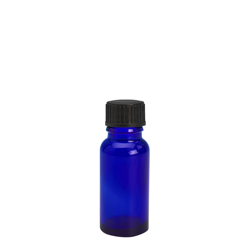 15ml Blue Drip Btl (Germany) & 18mm Black Foam Wad Cap