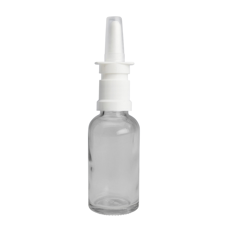 30ml Clear Drip Btl & 18mm White Nasal (Germany)