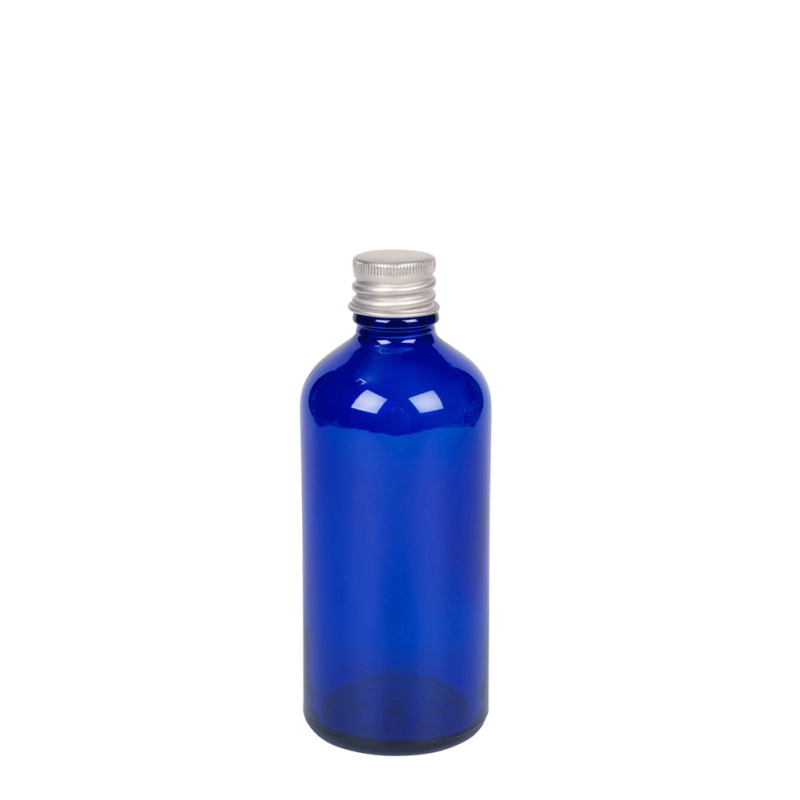 100ml Blue Drip Btl (China) & 18mm Alum Wad Cap