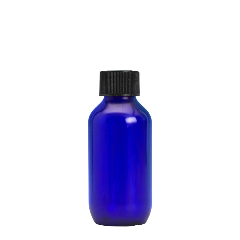 100ml Blue Prem Btl & 24mm Black Coneseal