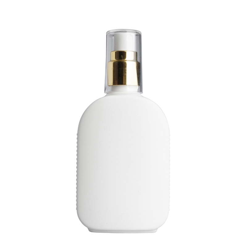 125ml White Flask & 20mm Gold/White Cos Mist