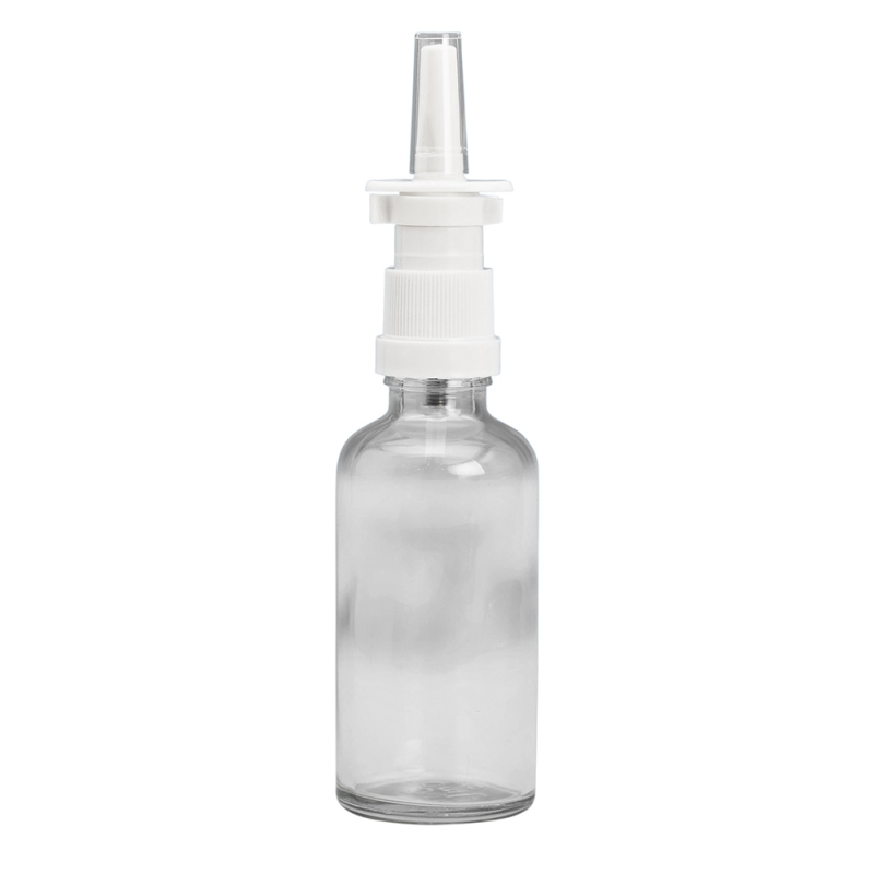 50ml Clear Drip Btl & 18mm White Nasal (Taiwan)