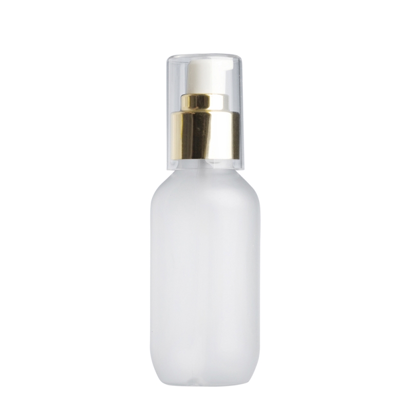 100ml Frosted Prem Btl & 24mm Gold Cos Lotion
