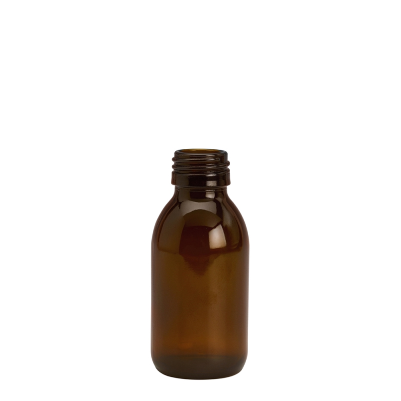 100ml Amber Syrup Btl Unfitted (28mm)