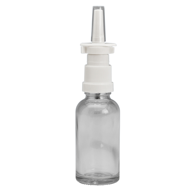 30ml Clear Drip Btl & 18mm White Nasal (Taiwan)