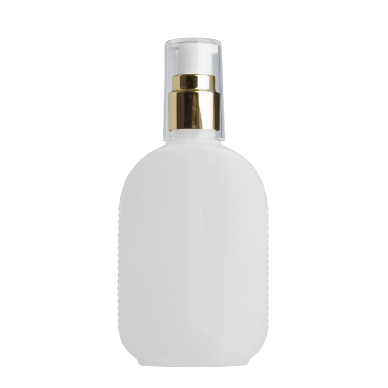 125ml Natural Flask & 20mm Gold/White Cos Lotion