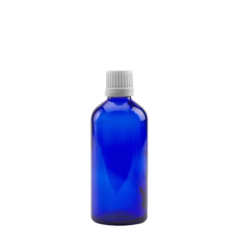 100ml Blue Drip Btl (China) & 18mm White T/T