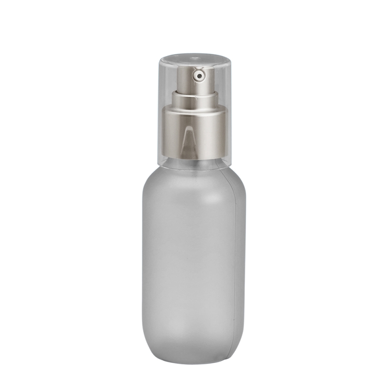 100ml Frosted Prem Btl & 24mm Brush-Alum Cos Lotion