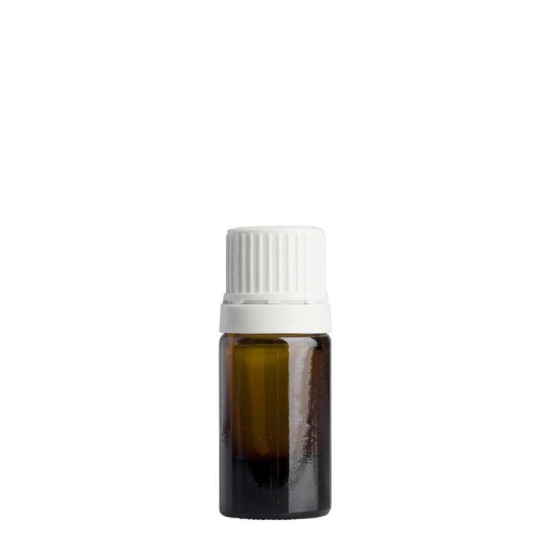 5ml Amber Drip Btl (Germany) & 18mm White Slow Drip T/T