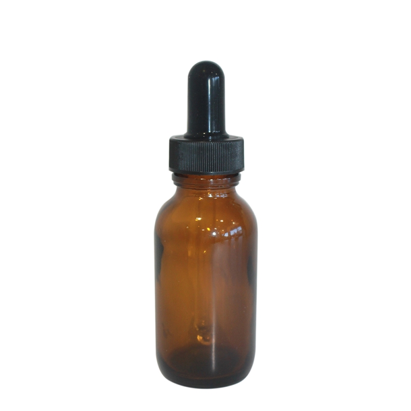 10ml Amber Disp Btl & 20mm Black Dropper