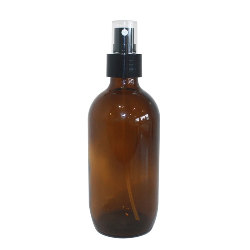 200ml Amber Disp Btl & 24mm Black Smooth Mist