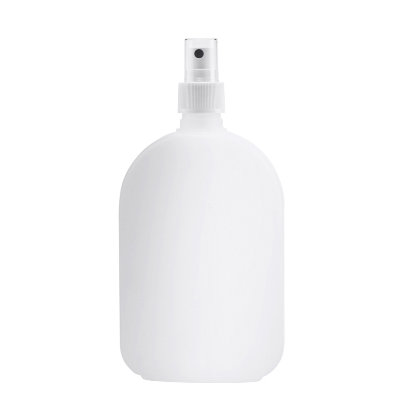 375ml Natural Flask & 24mm White Ribbed Mist