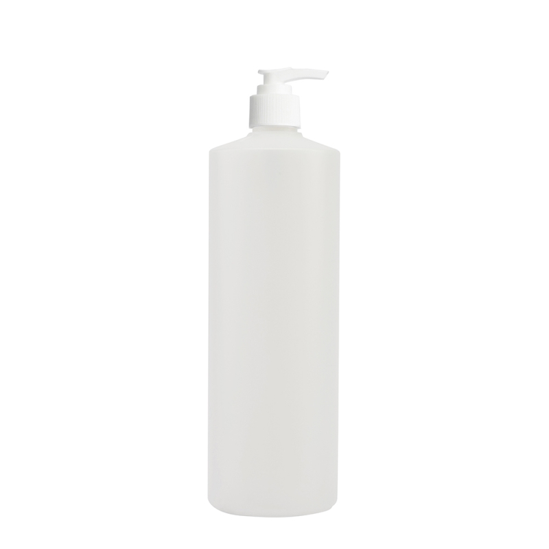 1 Litre Natural Flexicon Btl & 28mm White Ribbed Lotion