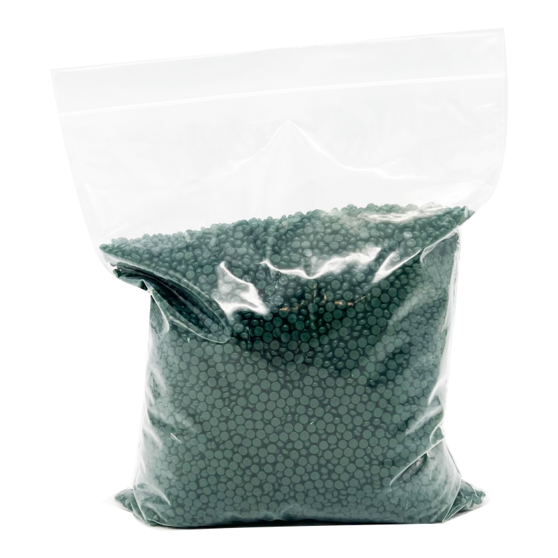 Dark Green Beaded Wax 1kg Bag