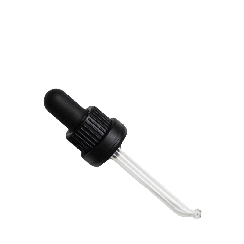 18mm Black Tampertel Dropper (oviii) (for 20/25ml Drip Btl)