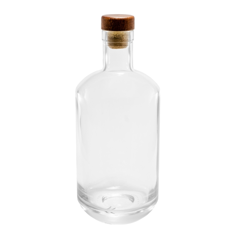 700ml Clear Pacho Btl & 22.5mm MicroAgg Primecork Cork