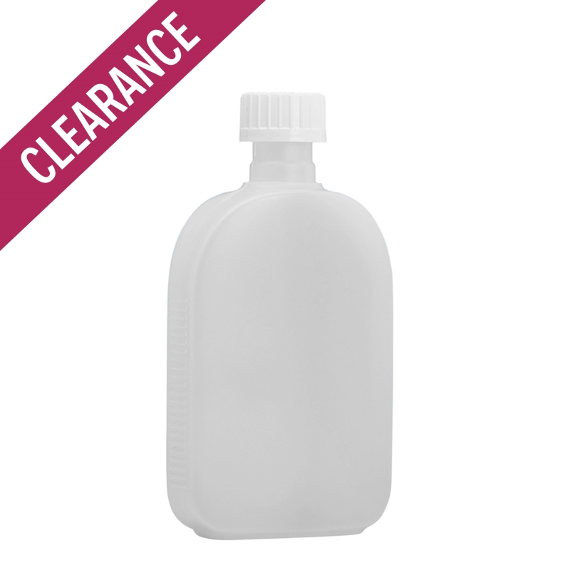 250ml Natural Flask & 24mm White C/Resistant