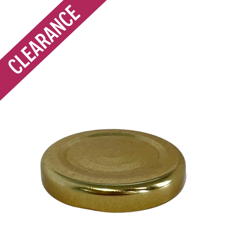 48mm Gold Poptop Metal Twist Cap (Limited stock available)
