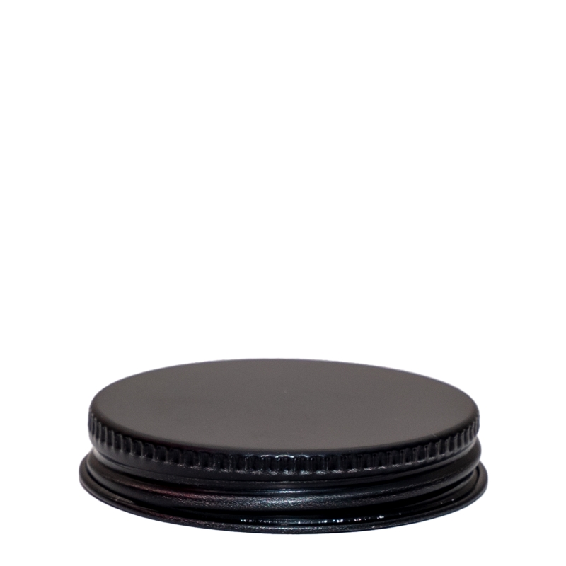 51mm Black Aluminium Wadded Cap (0.3mm thick)