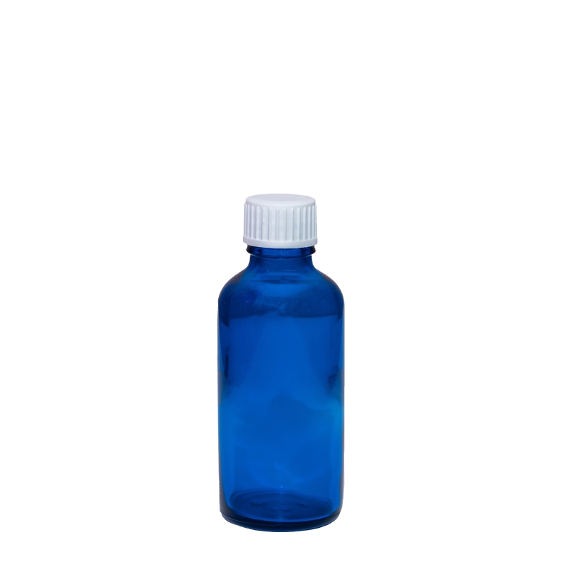 50ml Blue Drip Btl (Germany) & 18mm White Foam Wad Cap