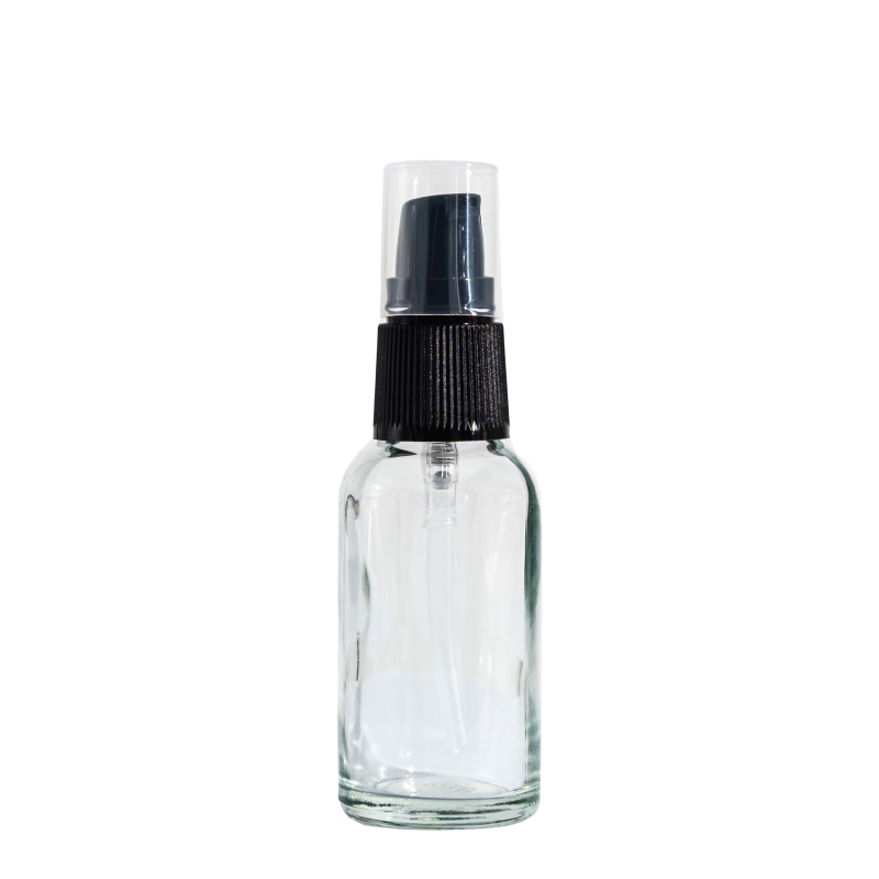 30ml Clear Drip Btl & 18mm Black Lotion (alt. style)