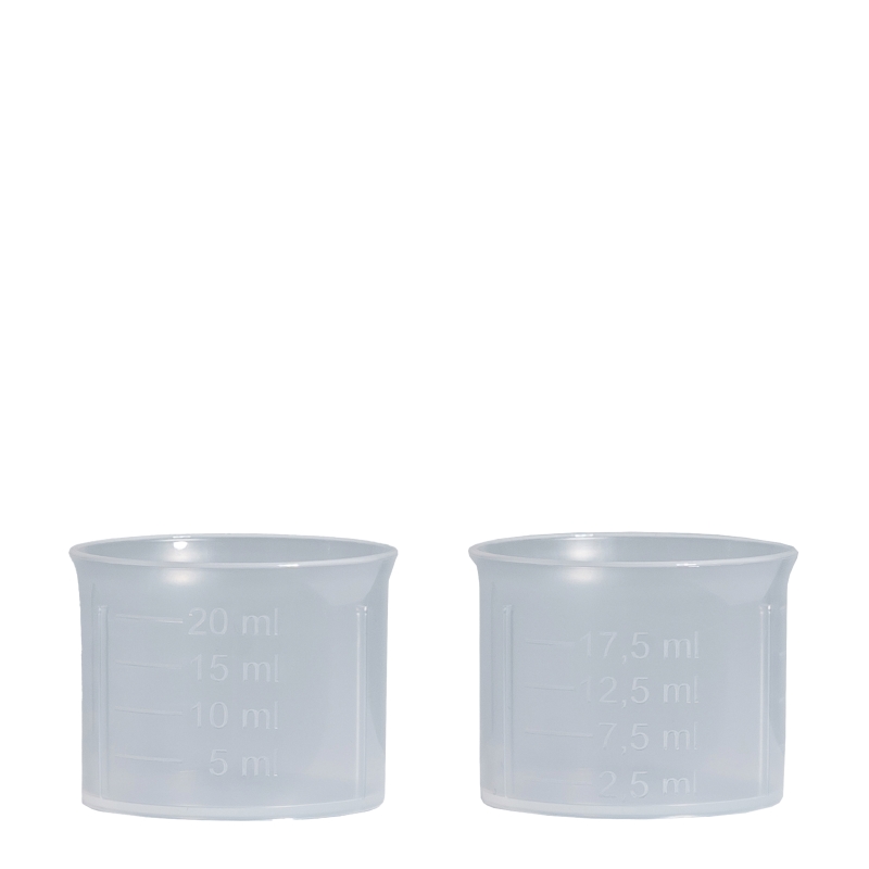 20ml Clear Dosage Cup (2.5ml then 5ml graduations)