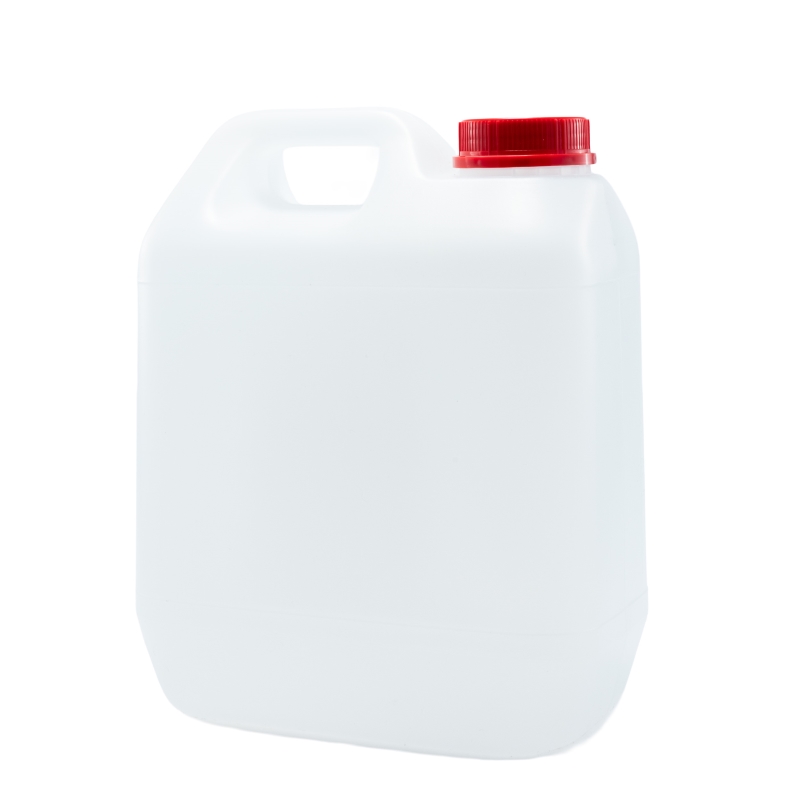 2 Litre Natural Plastic Jerry Can & 38mm Red T/T Cap