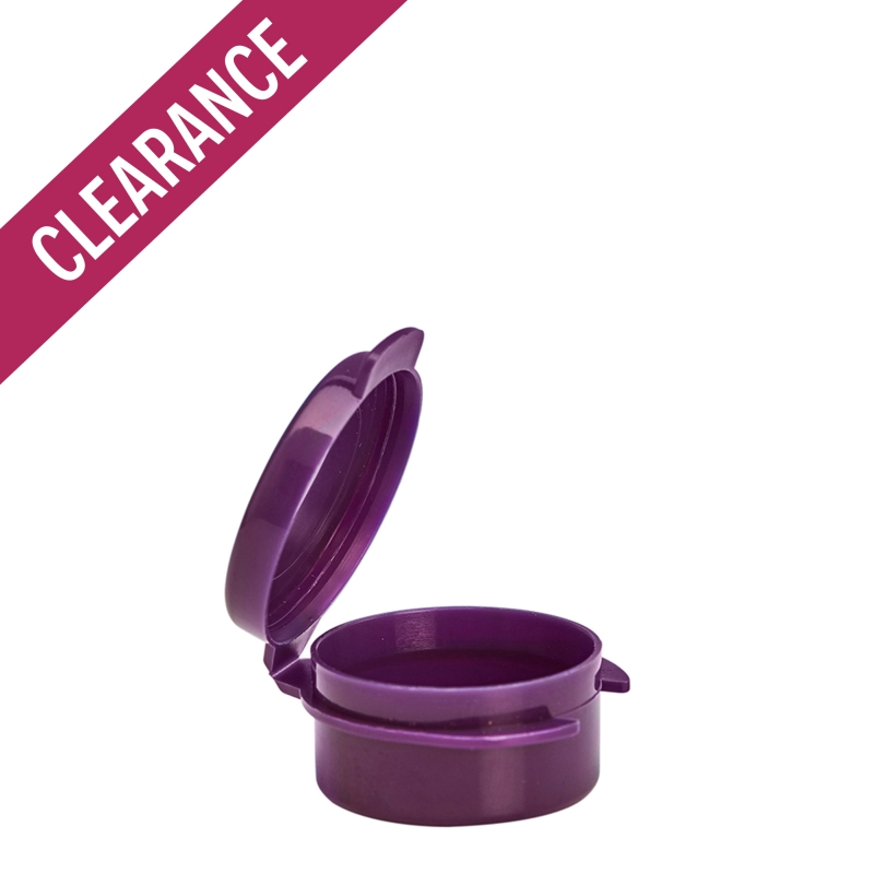 5g Purple Plastic Hinged Pot & Purple Lid